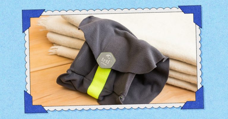 The Silly-Looking Trtl Travel Pillow Is the Only Way I Can Sleep on Flights