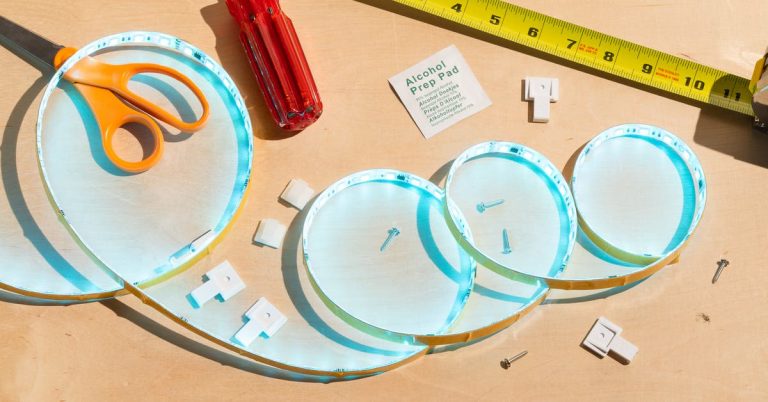 How to Get Smart Strip Lights to Fit (and Not Funk Up) Your Wall
