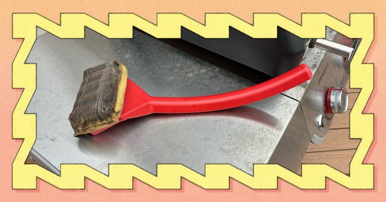 This Steamy Grill Brush Makes Me Excited to Clean My Grill