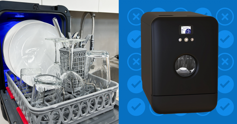 Hate Washing Dishes? This Countertop Dishwasher Can Take (Some of) Them Off Your Hands.