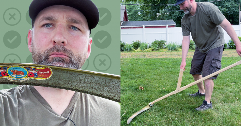 My Neighbors Stared. I Cut My Lawn With a Scythe Anyway.