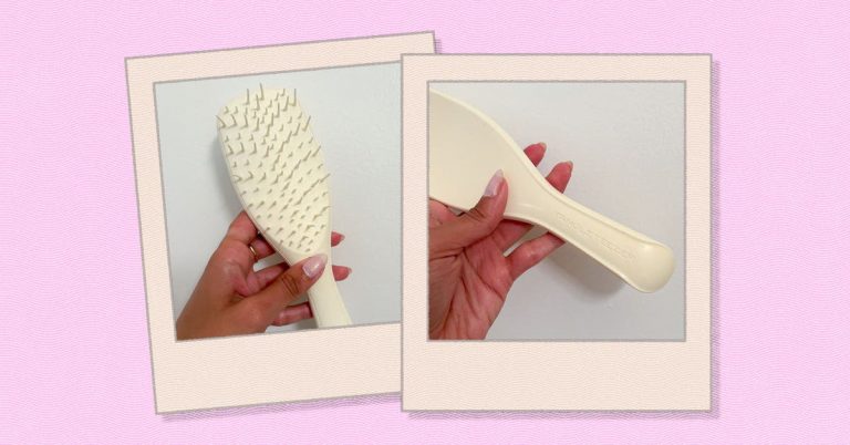 This Detangling Brush Made Brushing My Fine Hair Tolerable