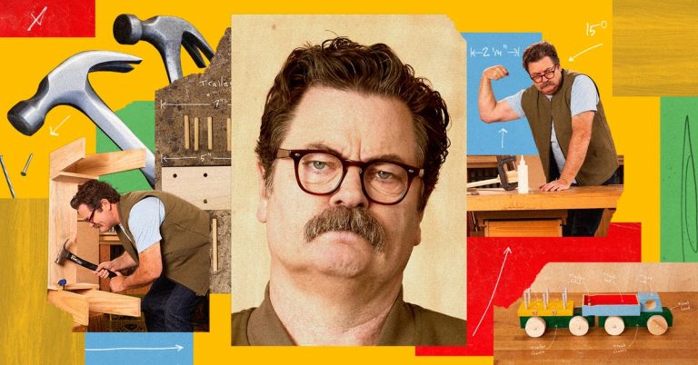 Nick Offerman Told Me That Swinging a Hammer Might Change My Life