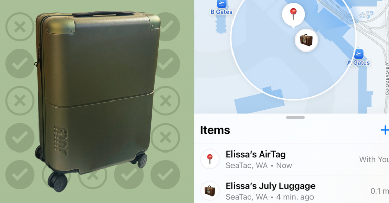 July Trackable Luggage Review: You’re Better Off With an AirTag